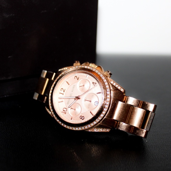 Michael Kors Women\'s Blair Rose Gold-Tone Watch main image 7